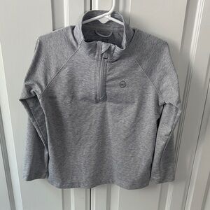 Vineyard Vines Kids Gray Quarter-Zip Sweatshirt